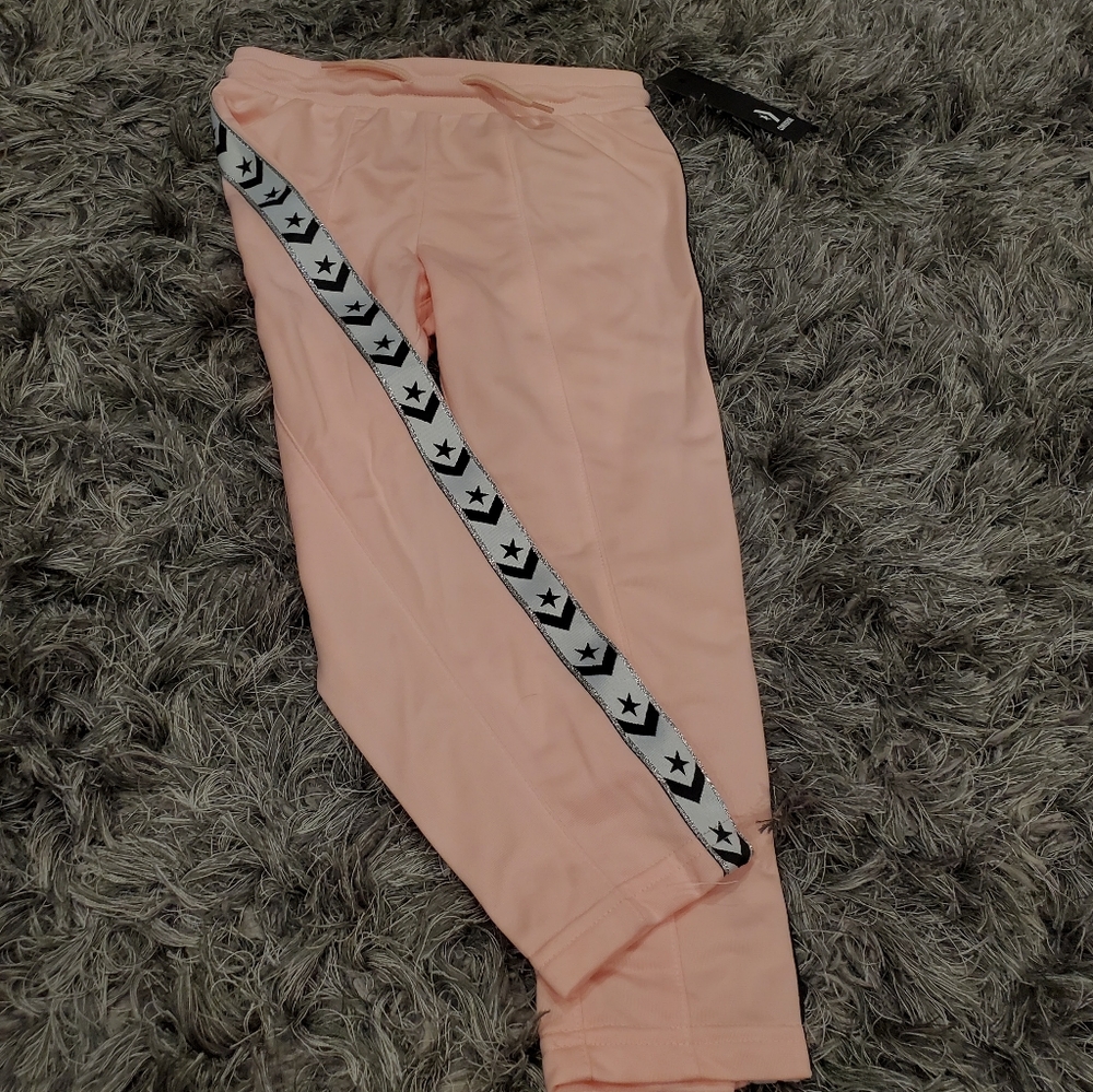 NWT Girl's Converse Light Pink Pants size 6